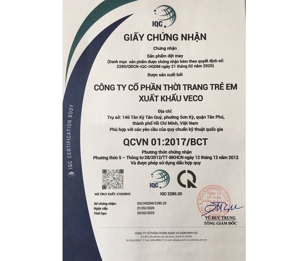 Khẩu trang vải kháng khuẩn Veco